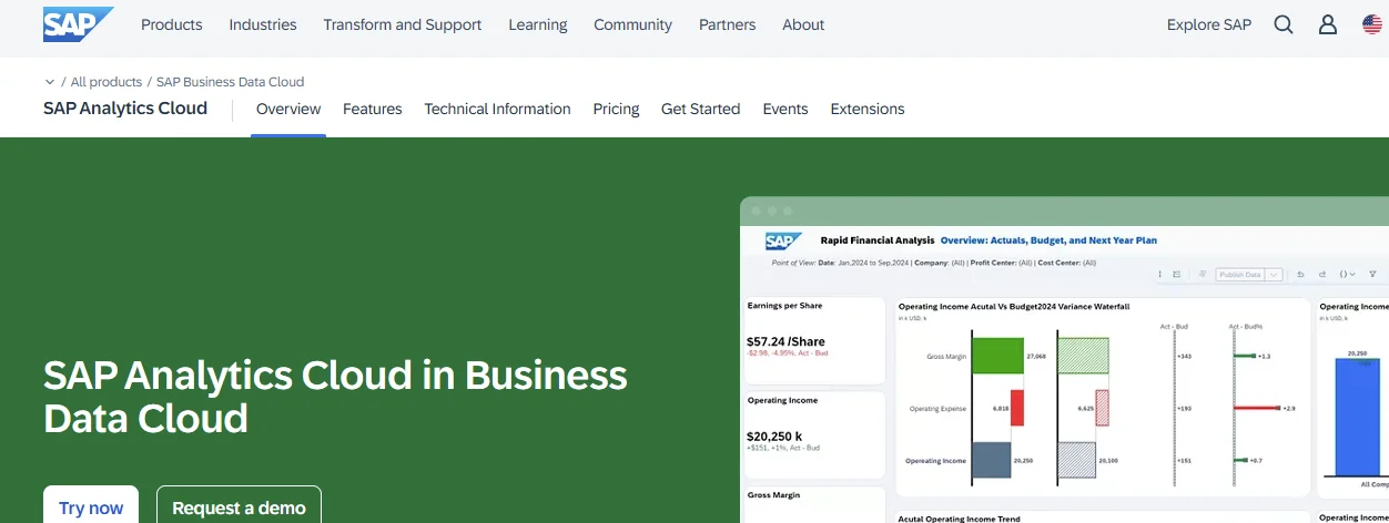 SAP Analytics Cloud